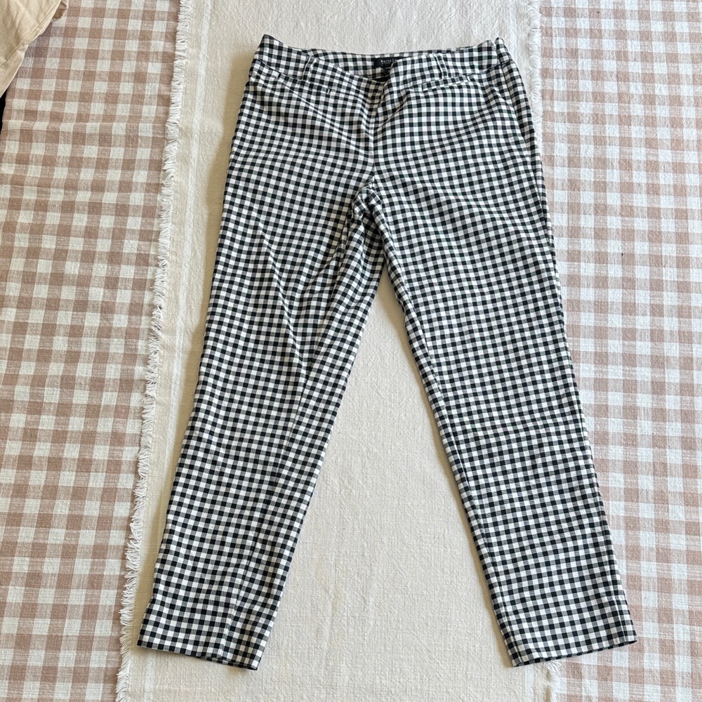 Black & White Gingham Pants
